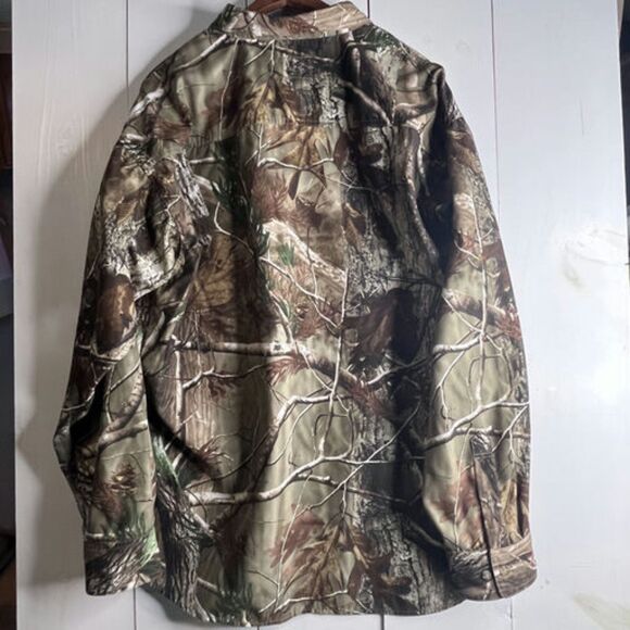 Gamehide Insect Shield Camo Hunting Shirt Large Repellent Long Sleeve Button Up - Picture 2 of 12